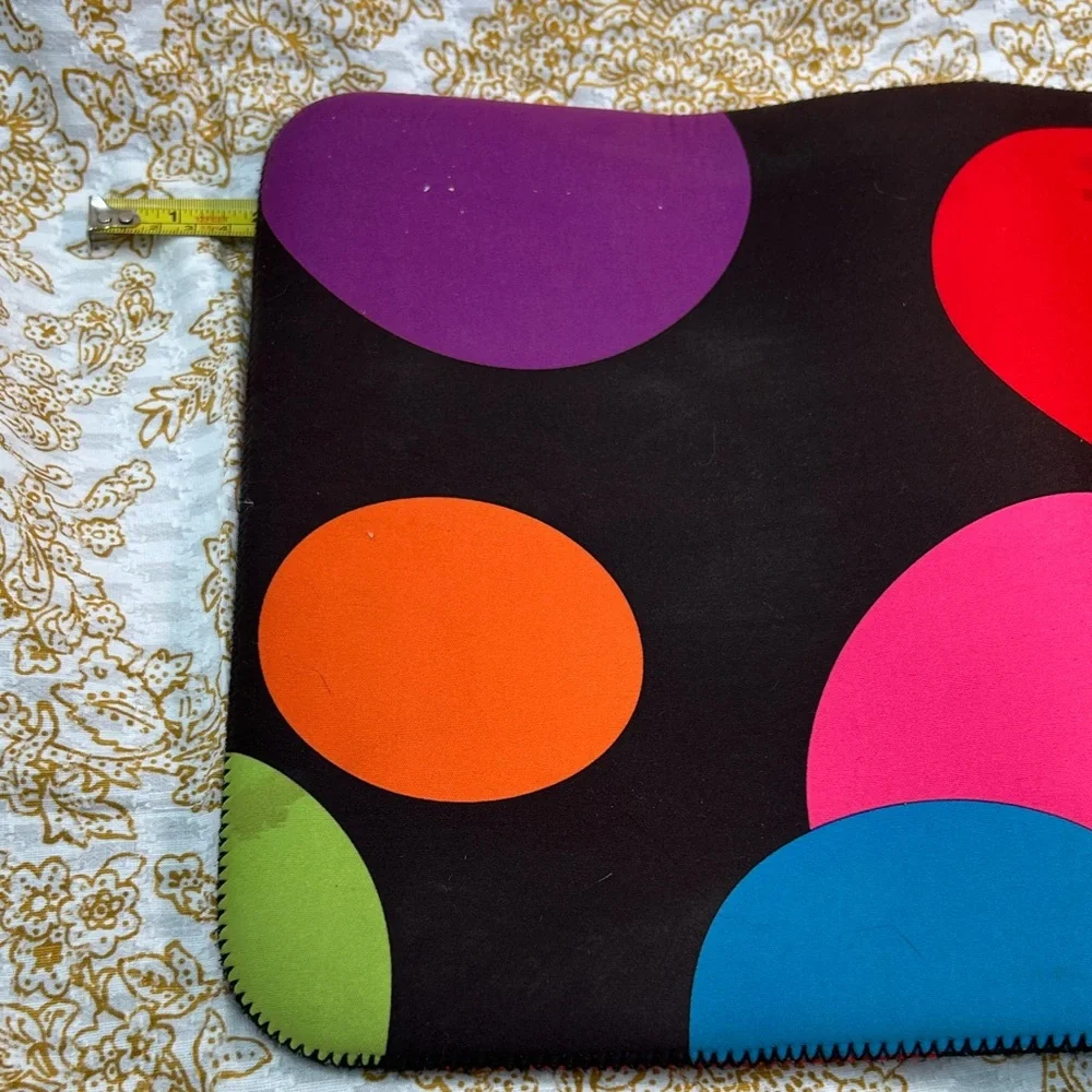 Colorful Polka Dot Laptop Sleeve